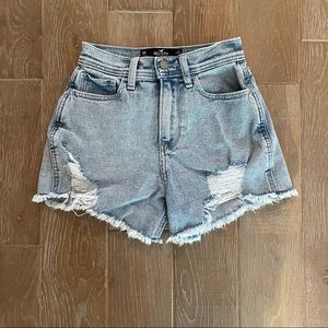 Hollister High-Rise Vintage Distressed Jean Shorts